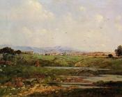 保罗 卡米尔 吉谷 : Small Provencal Village at the Base of the Hills